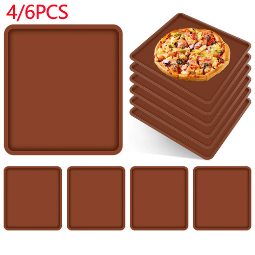 6pcs silicone baking - baking, mats